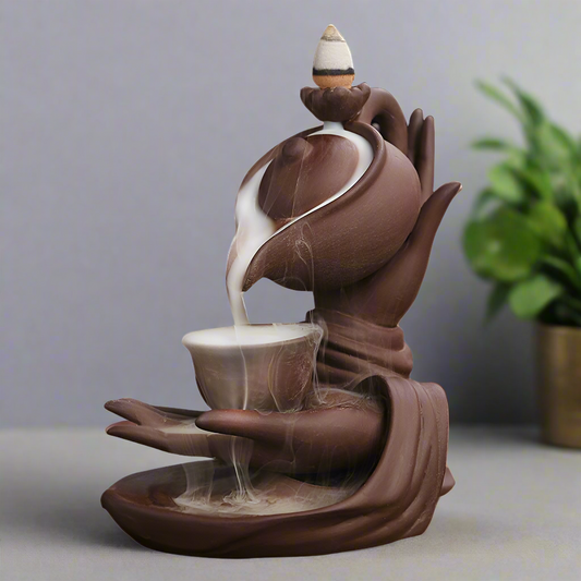 Pouring TeaCup Ceramic Backflow Incense Burner