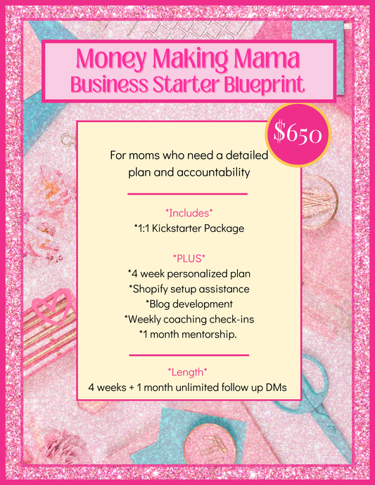 Money Making Mama Business Starter Blueprint